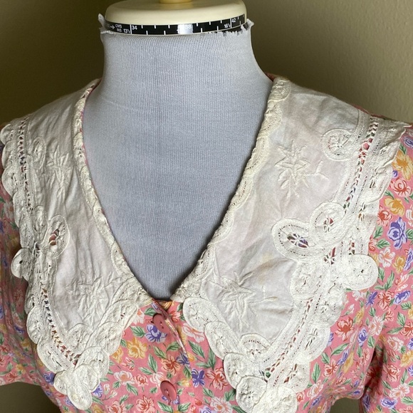 Vintage Halmode Petites Floral Dress - Picture 8 of 10